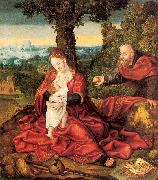 Orlandi, Deodato Rest on the Flight into Egypt oil painting
